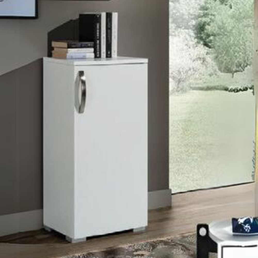 Mobile multiuso larice bianco 43x83x36 cm