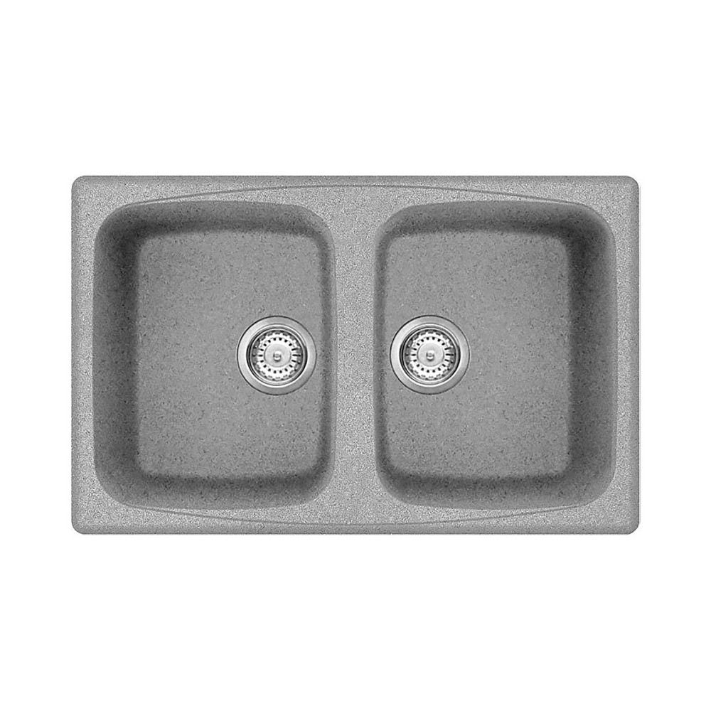 Lavello 2 vasche 79x50 cm cemento