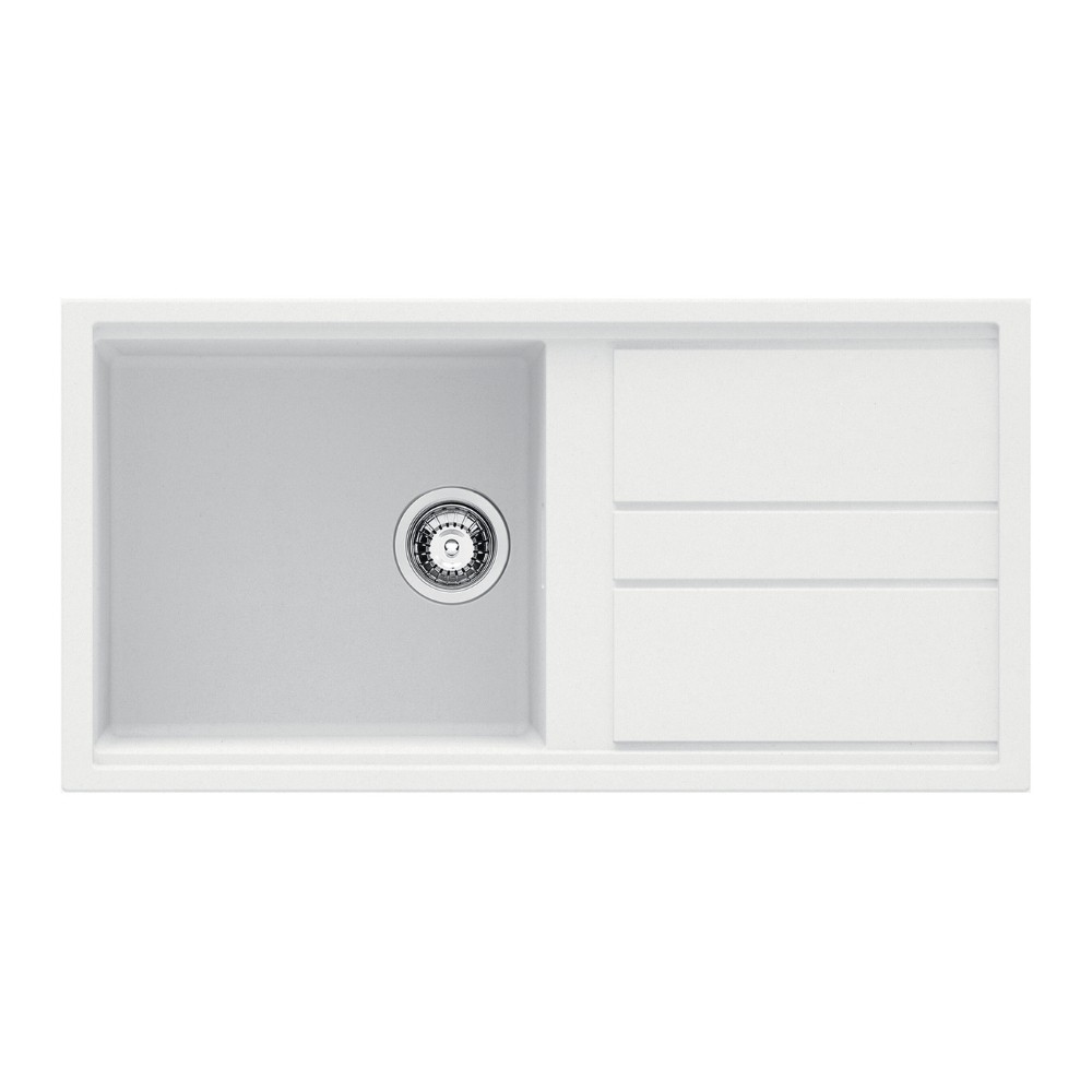 Lavello 1 vasca 100x50 bianco