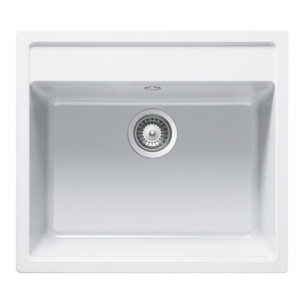 Lavello monovasca 57x49 cm bianco