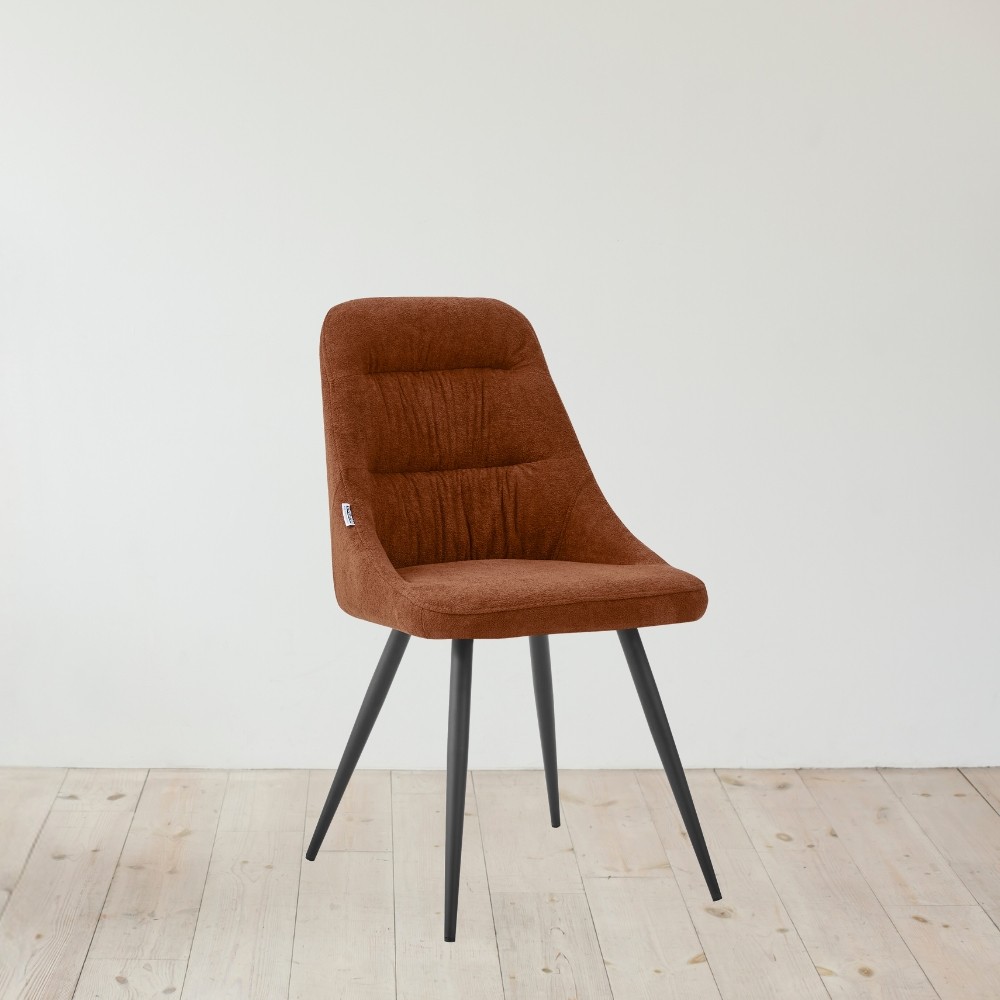 Sedia imbottita ruggine 48x58x85 cm