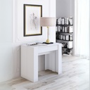 Consolle allungabile bianca 90x51,6x76,6 cm