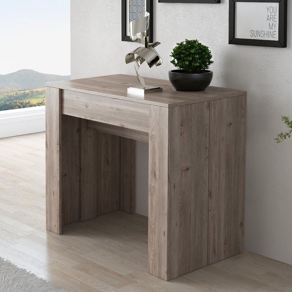 (2c) Consolle allungabile 90x51,6x76,6 cm
