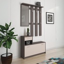 Mobile ingresso grigio cobalto 100x25x190 cm