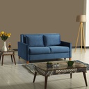 Divano letto azzurro 164x111x90 H cm