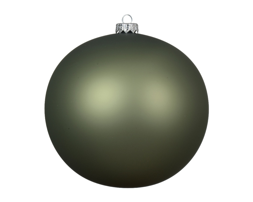 Pallina Di Vetro Opaco 15 Cm Rosmarino Verde 1 Pz