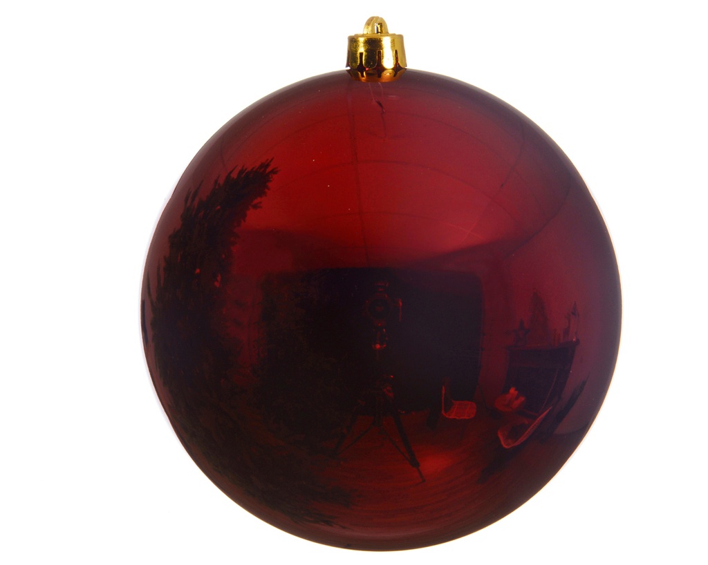 Pallina Infrangibile Lucida 14Cm Sangue Di Bue  1 Pz