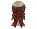 Fiocchi scozzesi per albero 20cm - 2 pz