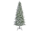Abete innevato verde/bianco h. 240 cm