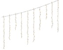 Catena LED icicle 256 luci 375x60 cm
