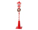 Lanterna LED rossa e bianca h. 180cm