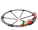 Pista treno in plastica con luce LED 47,2x7,1x45,9 cm