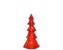 Albero micro LED rosso h. 19,5cm x dia 10cm