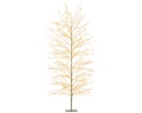 Albero rami micro LED 80x180 cm oro/bianco