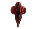 Ornamento rosso h. 40cm, dia. 24cm