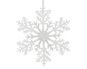 Appendino glitter fiocco di neve 21x0,8 cm