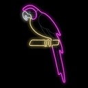 Neon bifacciale LED 50x120cm Mix4