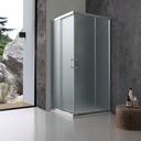 Box doccia 80x80 quadrato cristallo opaco
