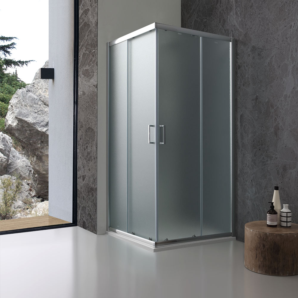 Box doccia angolare 90x90 cristallo opaco