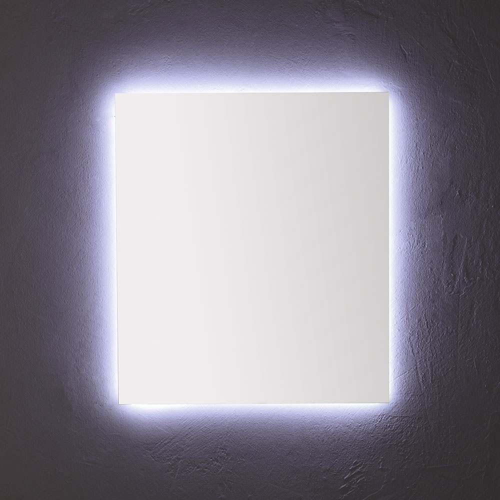 Specchio bagno 80x70 cm retroilluminato led