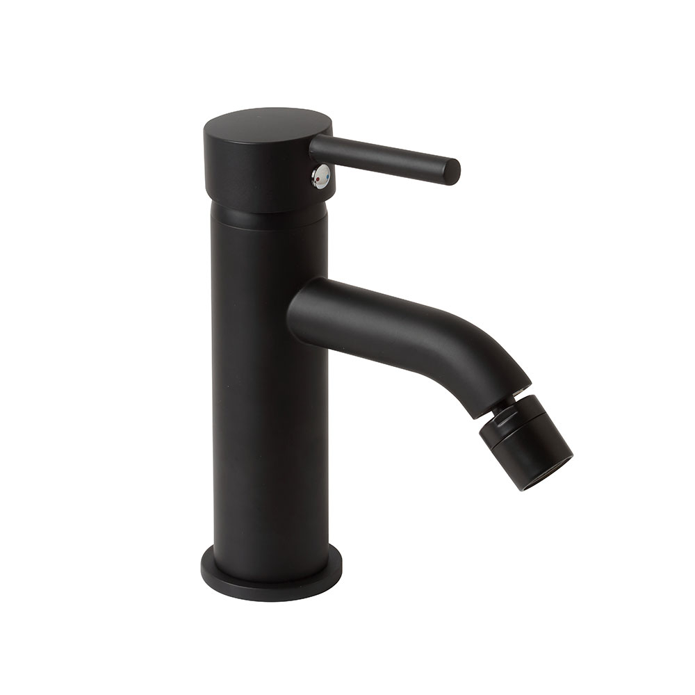 Rubinetto miscelatore bidet nero opaco