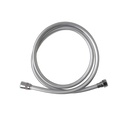 Tubo flessibile cromato per doccetta 150 cm