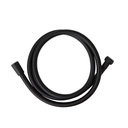 Tubo flessibile nero opaco 150 cm per doccetta