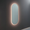 Specchio retroilluminato 60x160 cm ottone