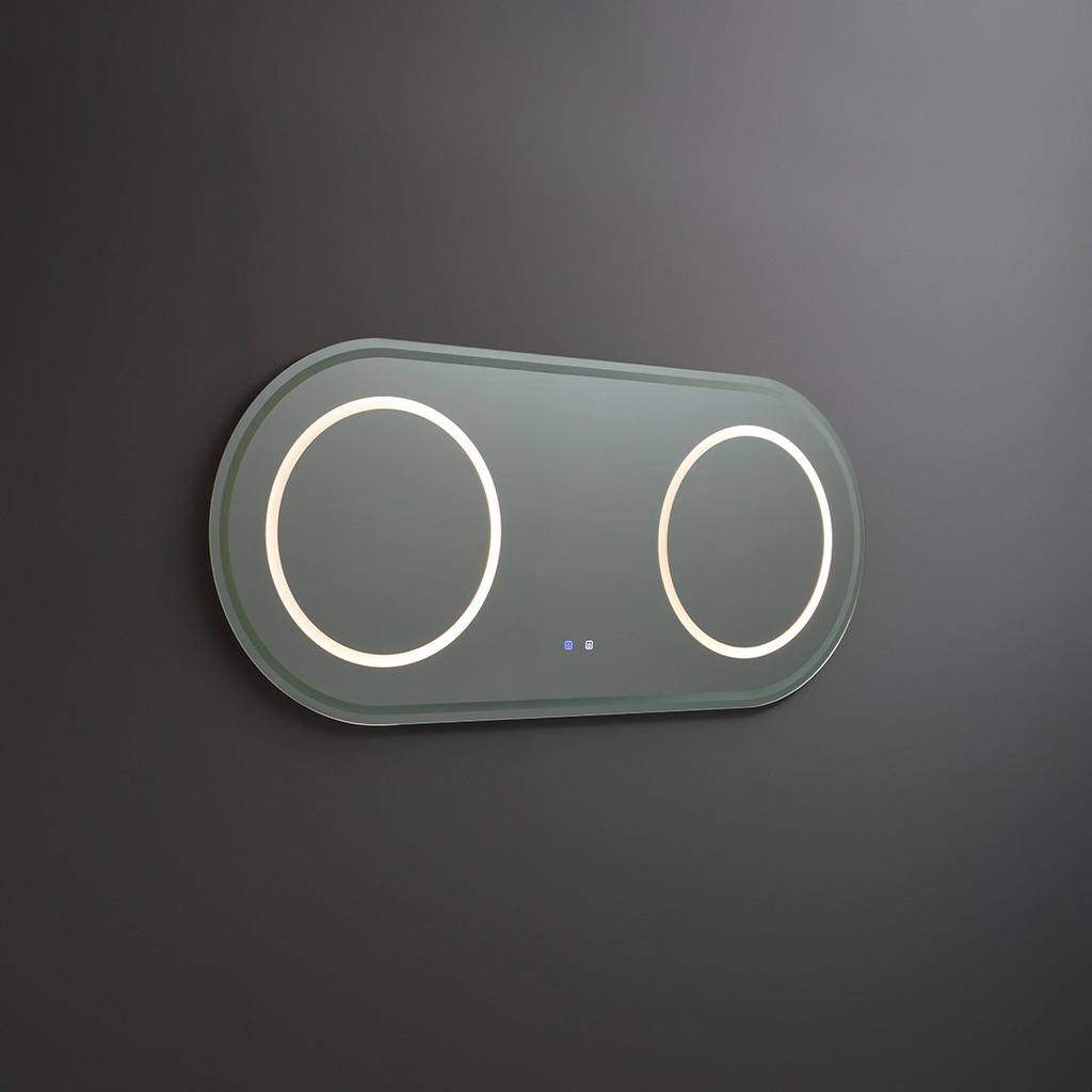 Specchio ovale 180x80 con illuminazione led