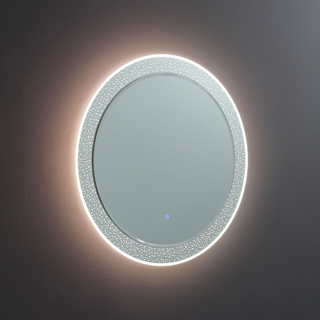 Specchio rotondo 80 cm con illuminazione led