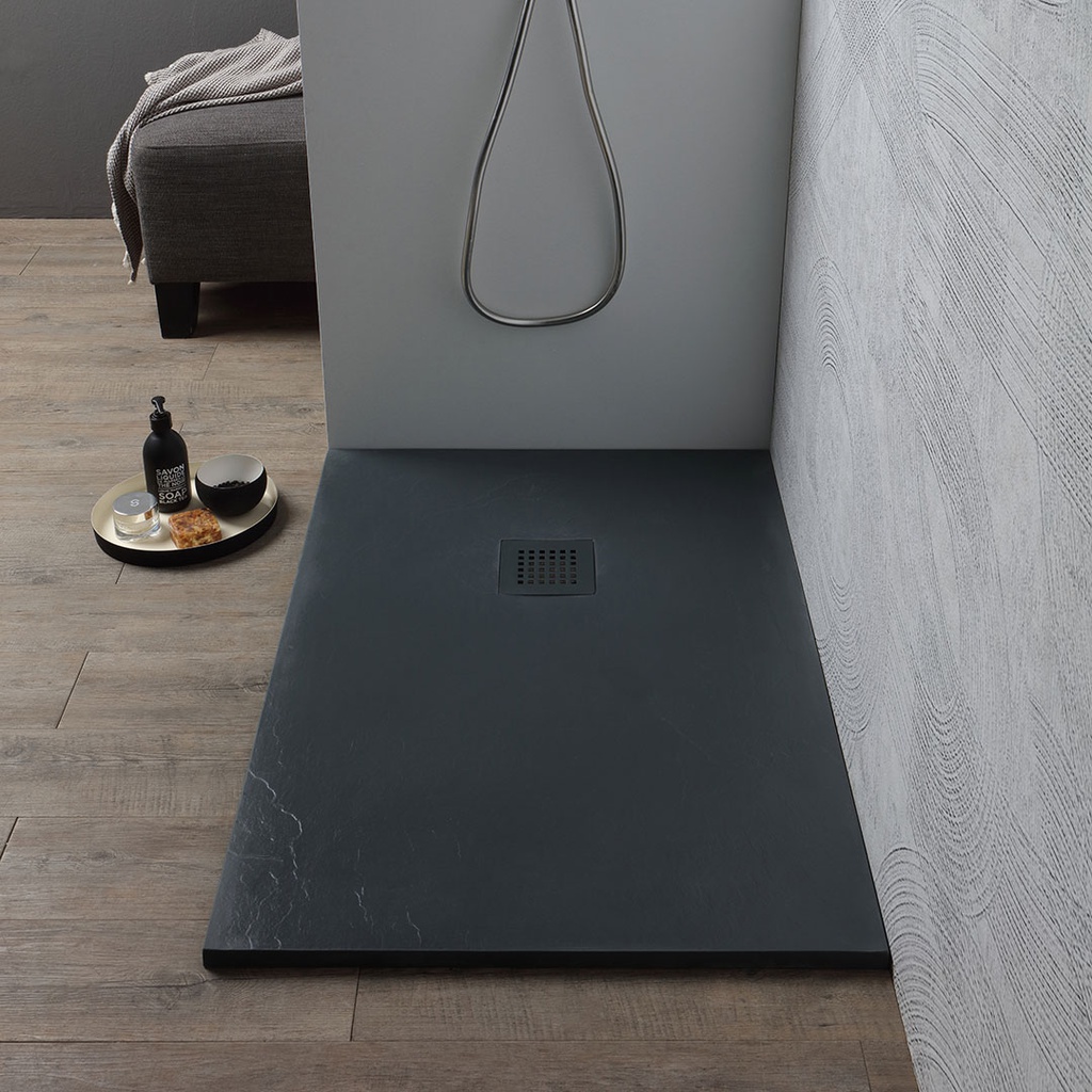 Piatto doccia 120x80 in resina antracite