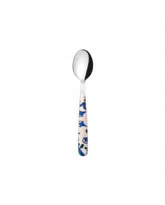 Cucchiaino in acciaio e acrilico blu