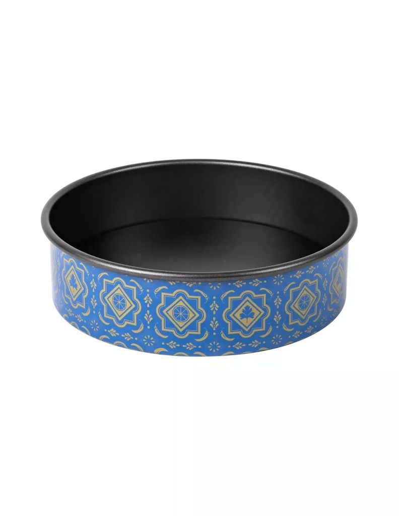 Stampo da forno blu 26 cm con fondo amovibile