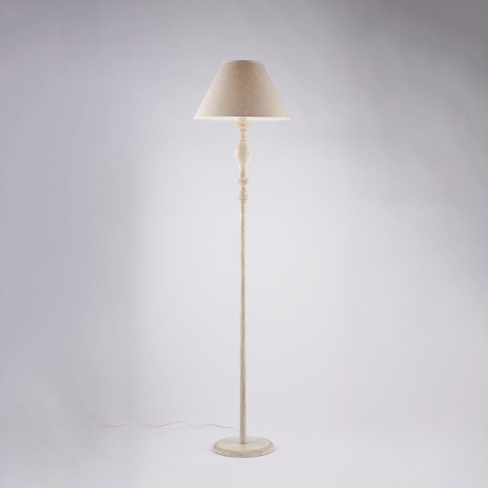 Piantana in legno e ferro 183x45 cm