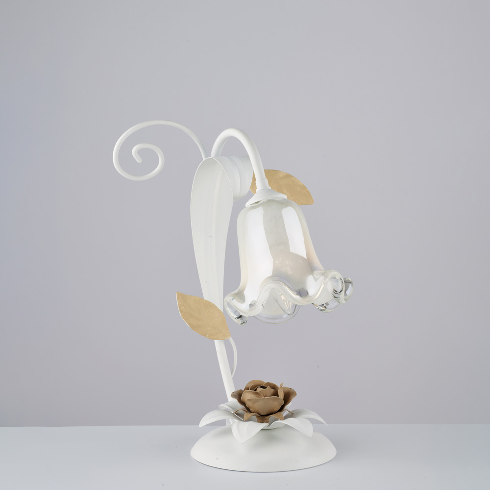 Lampada in ferro shabby 34x25 cm 1 luce