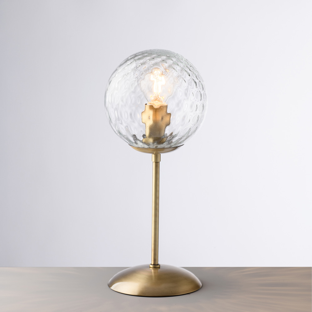 Lampada in ferro bronzato H.32 x Ø13