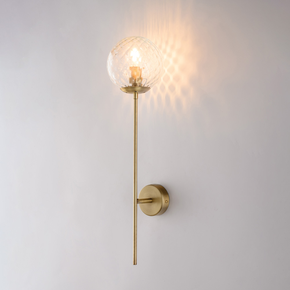 Applique bronzato spazzolato 54x13x17