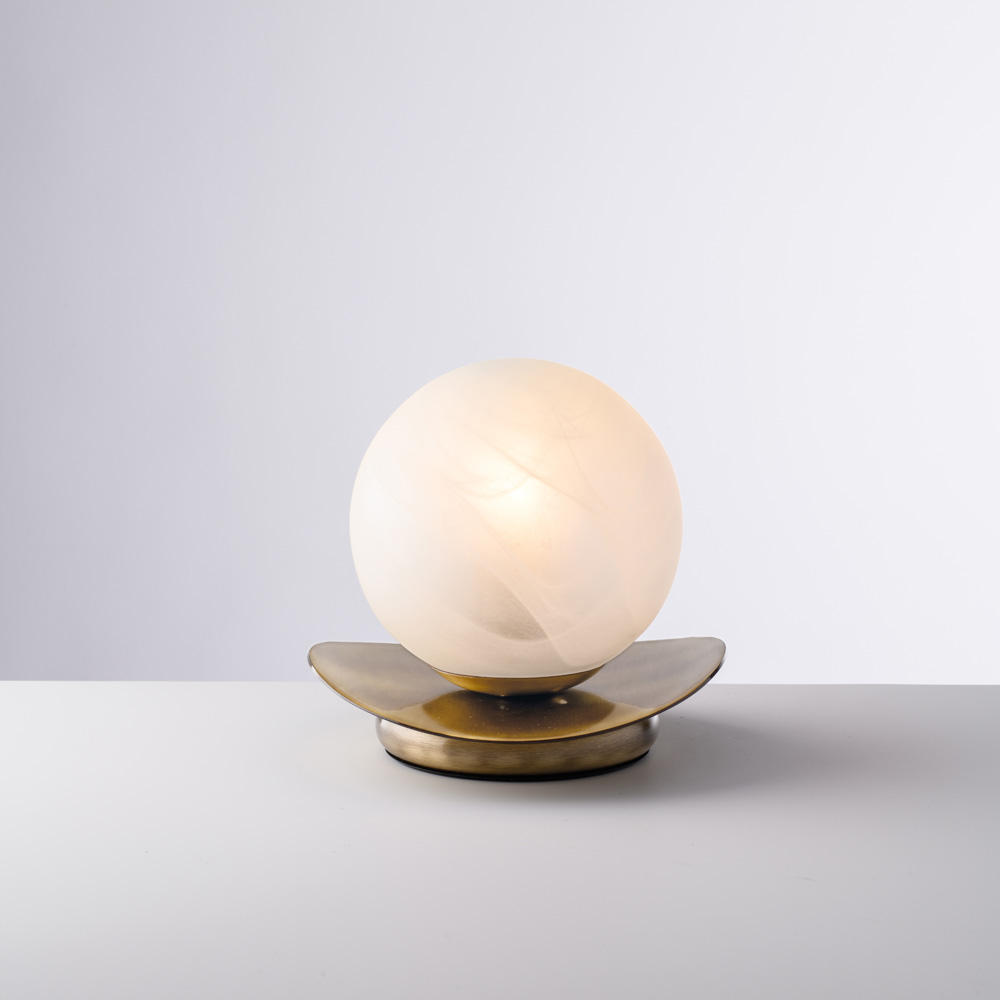 Lampada in ferro bronzato H.16 x Ø16