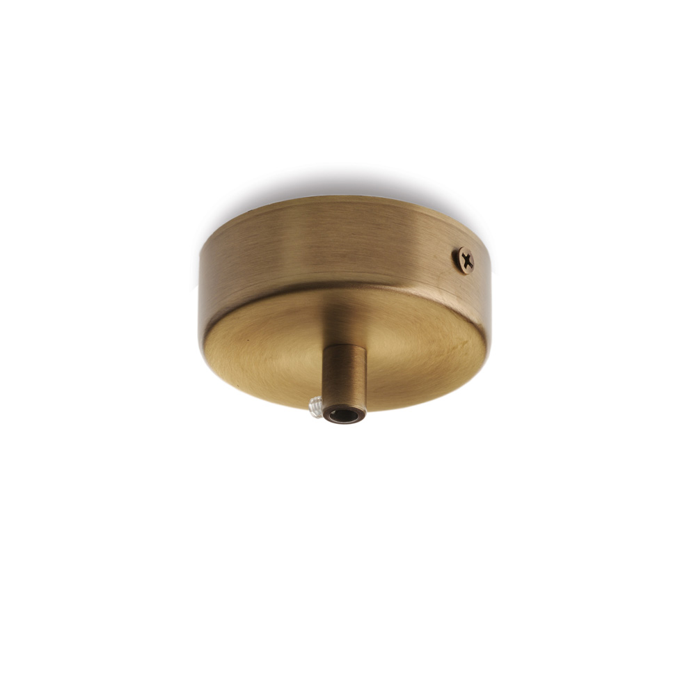 Rosone multicavo bronzato Ø8 H.3 con 1 foro