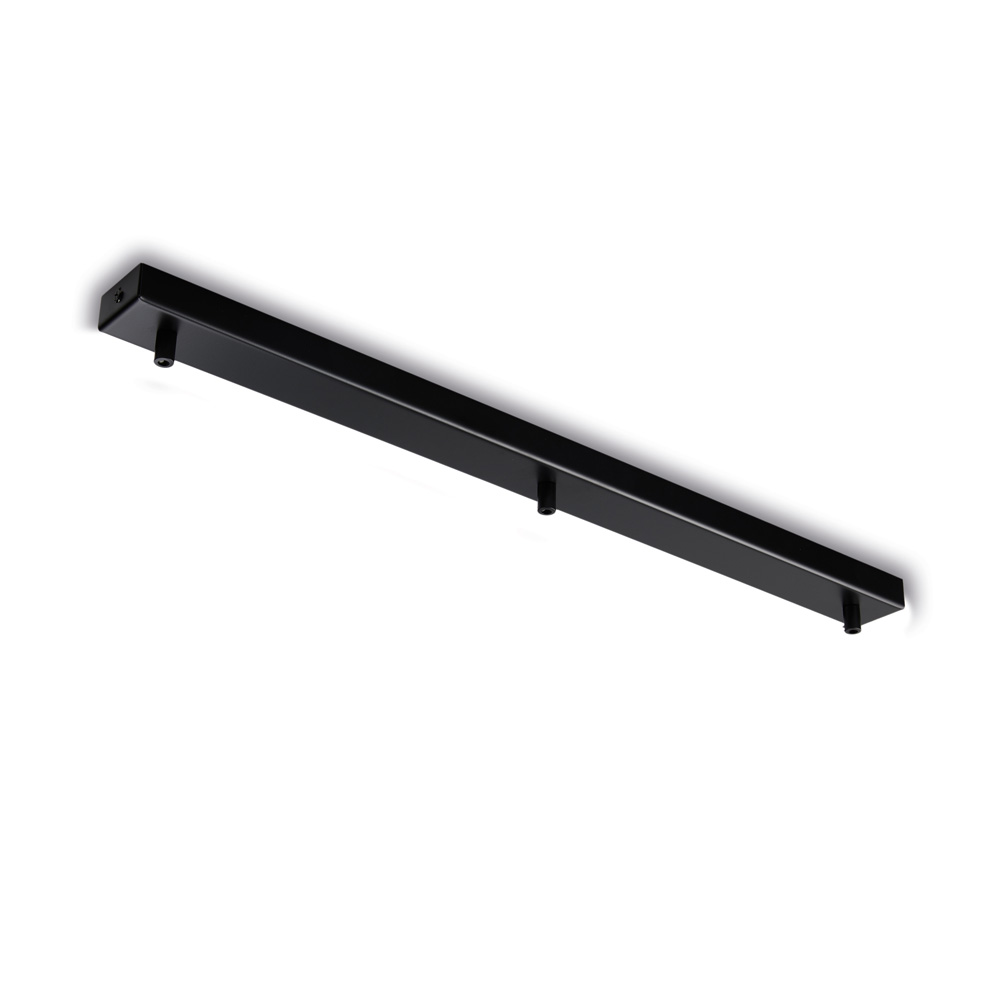 Rosone rettangolare 70x5 con 3 fori
