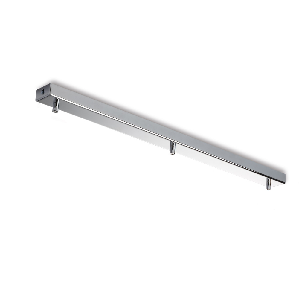 Rosone rettangolare 70x5 con 3 fori