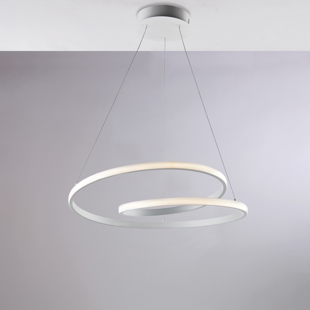 Sospensione in metallo e alluminio Ø50 x H.15-115