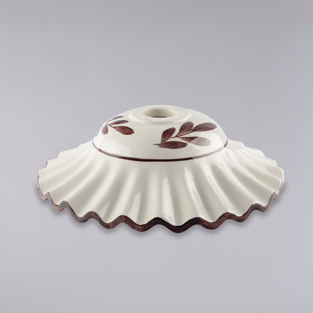 Diffusore ceramica 30x30 cm palme H.9 cm