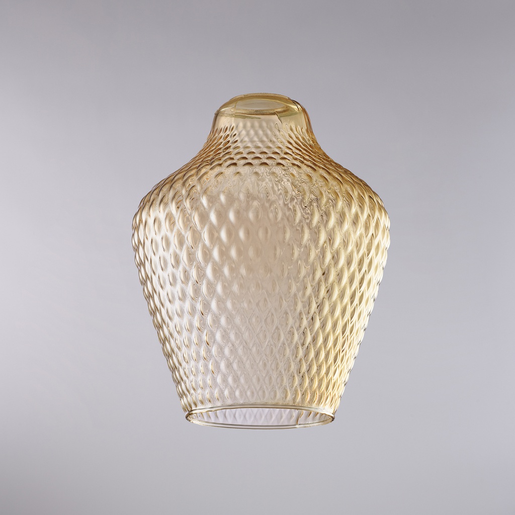 Diffusore in vetro soffiato ambra H.27 x Ø21