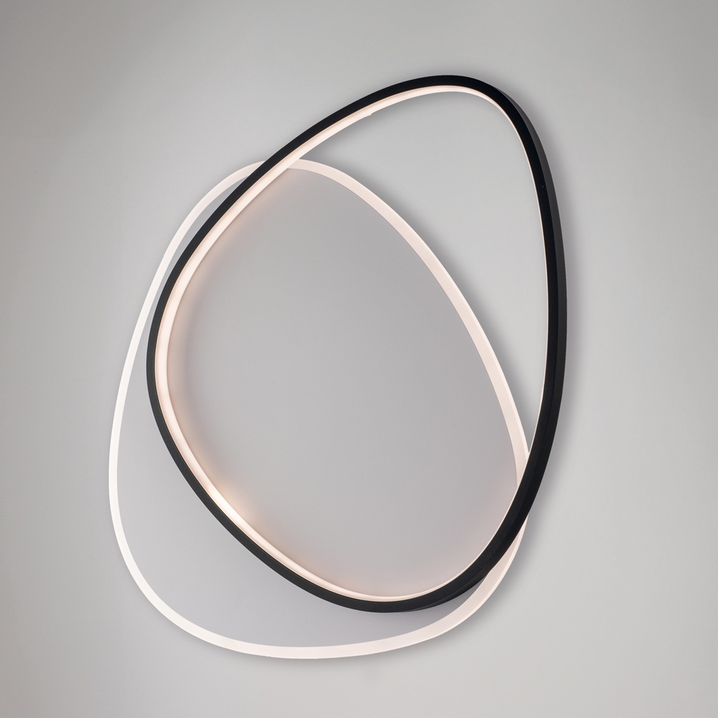 Plafoniera in metallo e alluminio 55x46 cm