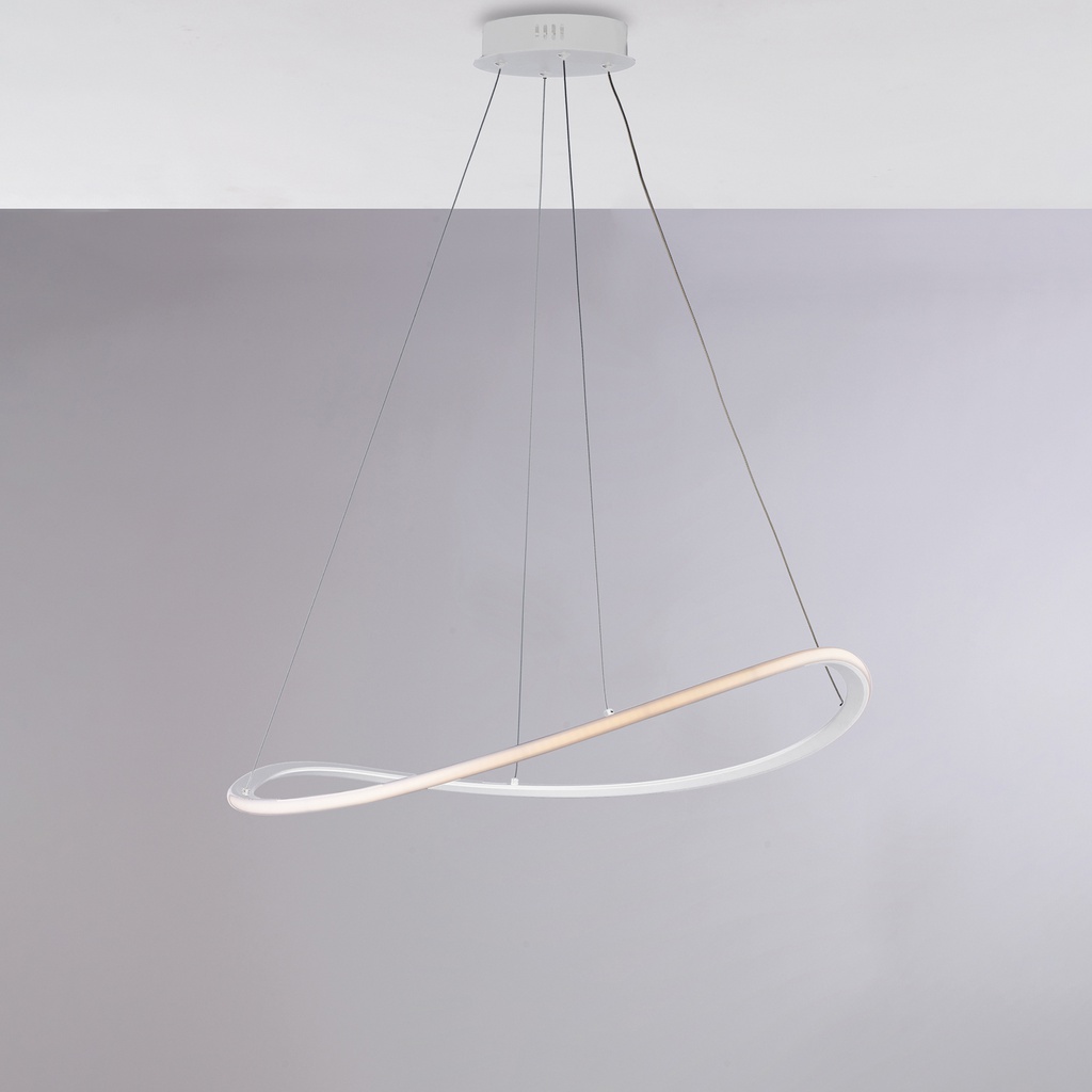 Sospensione in metallo e alluminio 70x130 cm