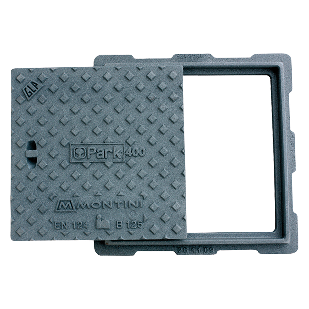 Chiusino in ghisa 70 x 70 cm B125