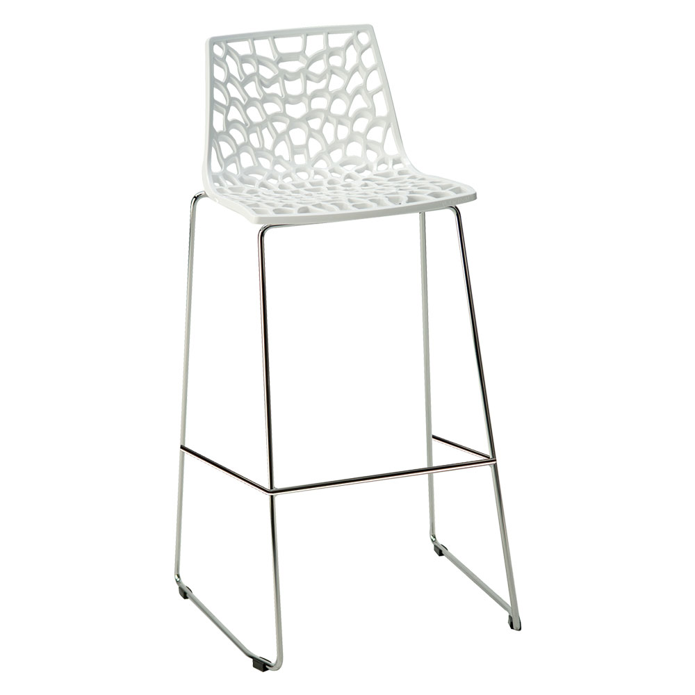 Sgabello in metallo/plastica 50x47xh98