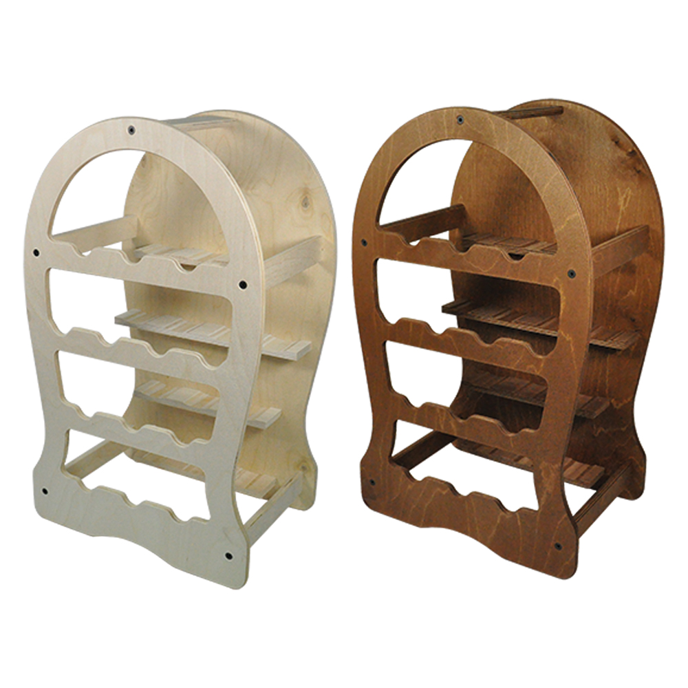 Botte portabottiglie 49x27xh76 cm chiaro