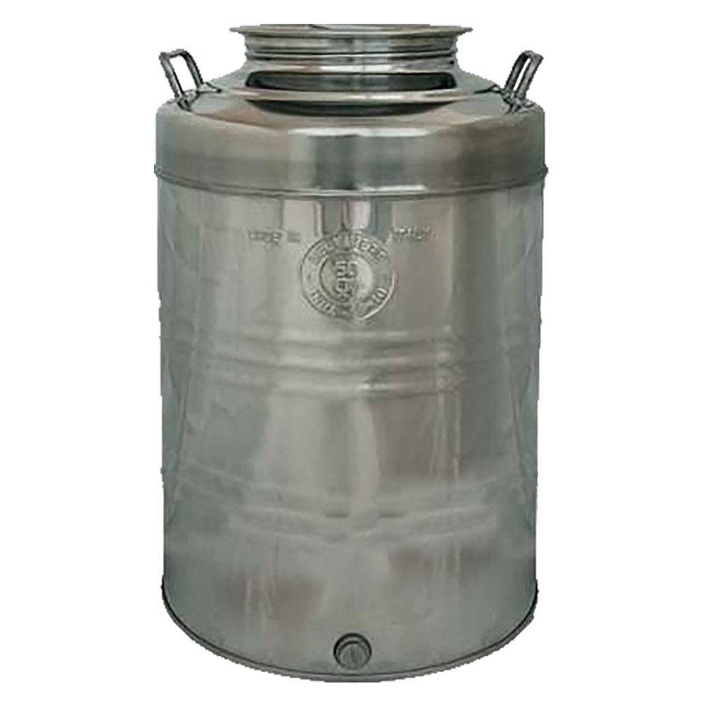 Contenitore per olio 20 lt in acciaio inox